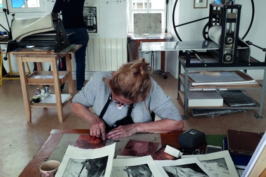 >Cours et stages gravure